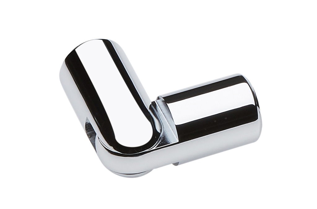 Coude réglable pour barres raidisseur Ø 19 mm - Chromé brillant