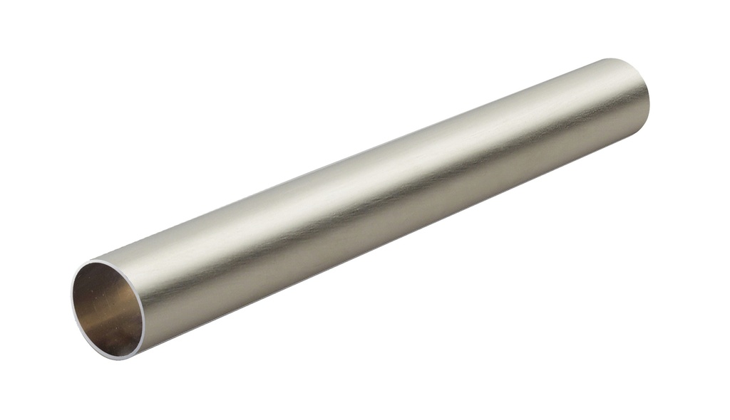 Tube laiton lg 1200 mm pour barres Ø 19 mm séries 1651/57/58/59/68/69 - Effet inox