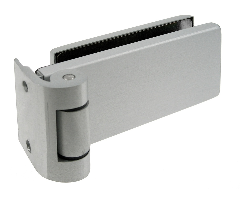 1 paumelle multifeuillure pour PS01 - Alu anodisé argent brossé
