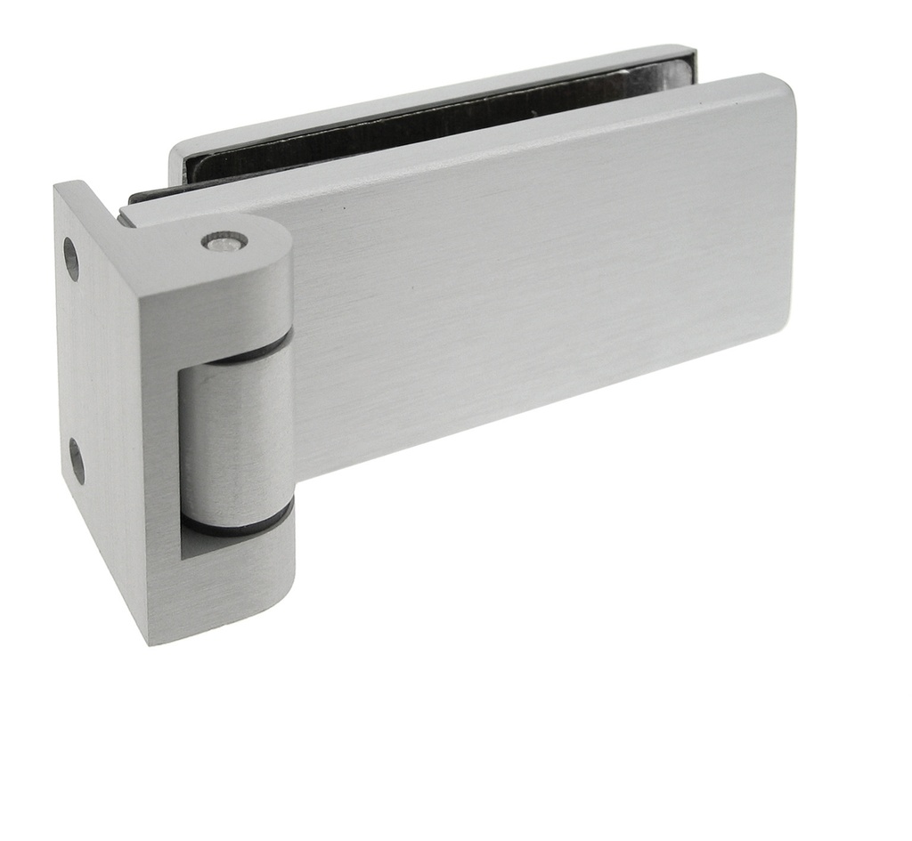 1 paumelle multifeuillure - Alu anodisé argent brossé