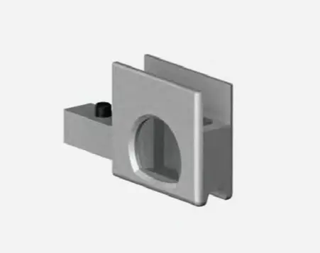 Adaptateur pour serrure SECURA pour gamme SUPRA   Aluminium mat