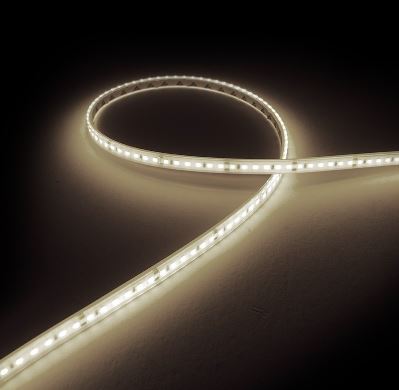 Ruban LED à la coupe - 9,6 W/m - IP68 - Blanc - 120 LED/m - 24V le mètre 