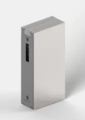 [3441ZN5-GKAW] CONTRE BOITIER DE SERRURE POUR MONTAGE MUR   CHROME BRILLANT 