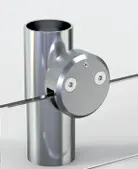 PINCE DE FIXATION,       CHROME BRILLANT 