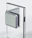 RACCORD D'ANGLE MUR-VERRE, CHR. BRILLANT   CHROME BRILLANT 