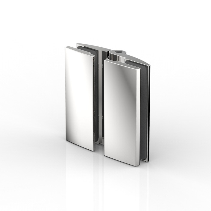 PENTURE,VERRE-VERRE90°/180°INTÉRIEUR   INOX BROSSÉ