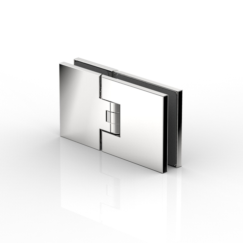 PENDELTÜRBAND GLAS-GLAS 180°, FLAMEA+   NOIR PROFOND MAT 
