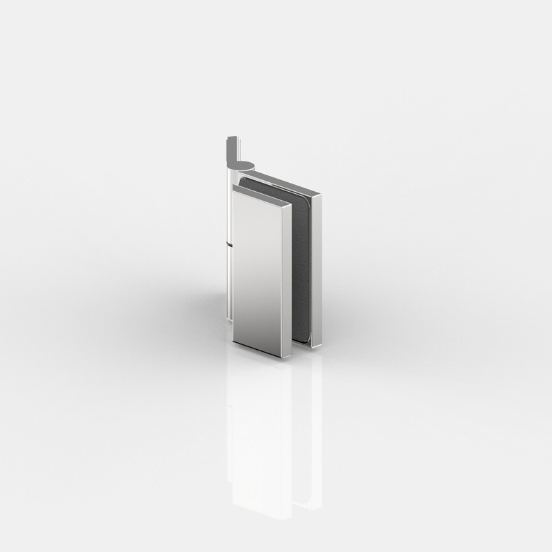 ANGLE VERRE-MUR 135° (VARIABLE)   NOIR MAT 