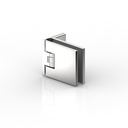 PENTURE BATTANTE VERRE-MUR 90°, FLAMÉA   CHROME MAT 