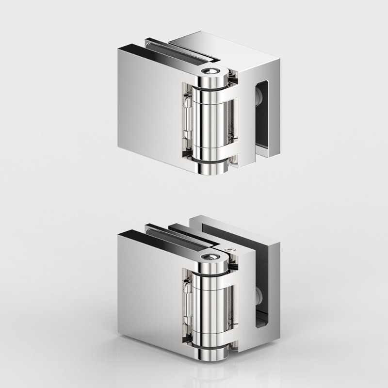 PAIRE DE PENTURES FLUTURE V-V 180° FLUTURE   INOX BROSSÉ