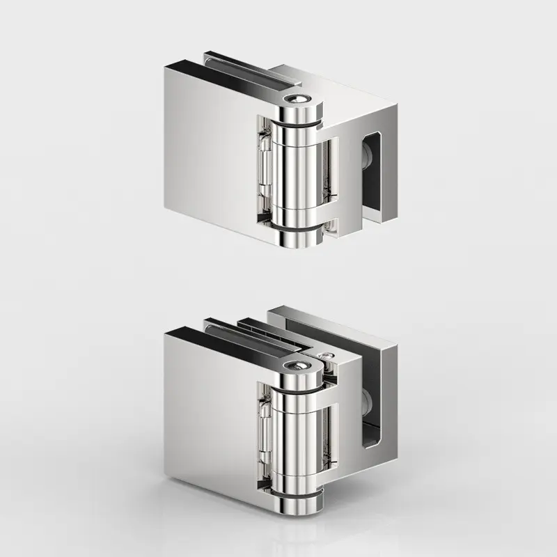 PAIRE DE PENTURES FLUTURE V-V 180° FLUTURE   CHROME BRILLANT 