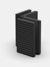 WINKELVERBINDER G-G 80 - 180°, FLAMEA+   NOIR PROFOND MAT 