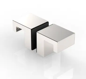 POIGNEE DOUBLE   CHROME BRILLANT 