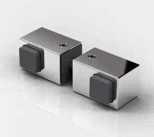 BUTEE P600 CARRE, DOUBLE   CHROME BRILLANT 