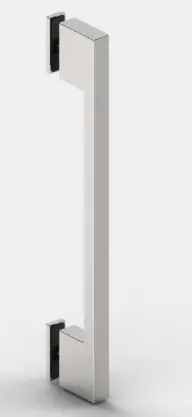 TIRANT POUR PORTE SIMPLE     CHROME BRILLANT 