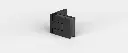 PENTURE BATTANTE VERRE.-MUR 90° FLAMEA PRO MINI   NOIR PROFOND MAT 