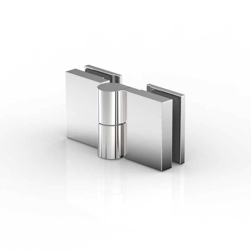 PENTURE DE PORTE,V-V,180° EXTERIEUR, PLATE   INOX BROSSÉ