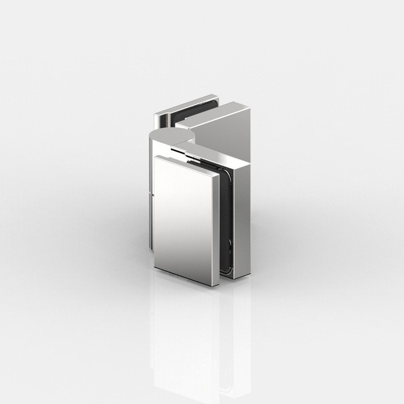 PENTURE DE PORTE,V-V,90° INTERIEUR, PLATE   CHROME MAT 