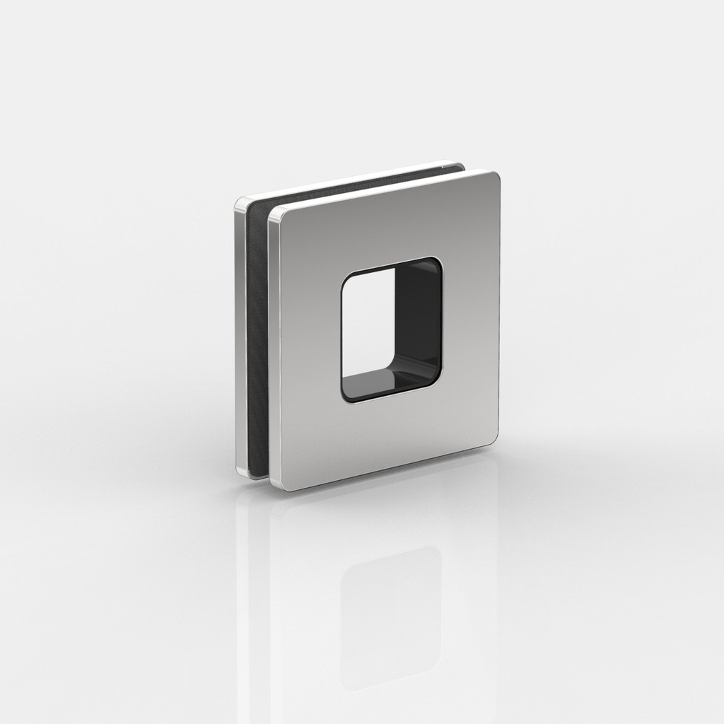 BOUTON CARRÉ, 75X75MM   