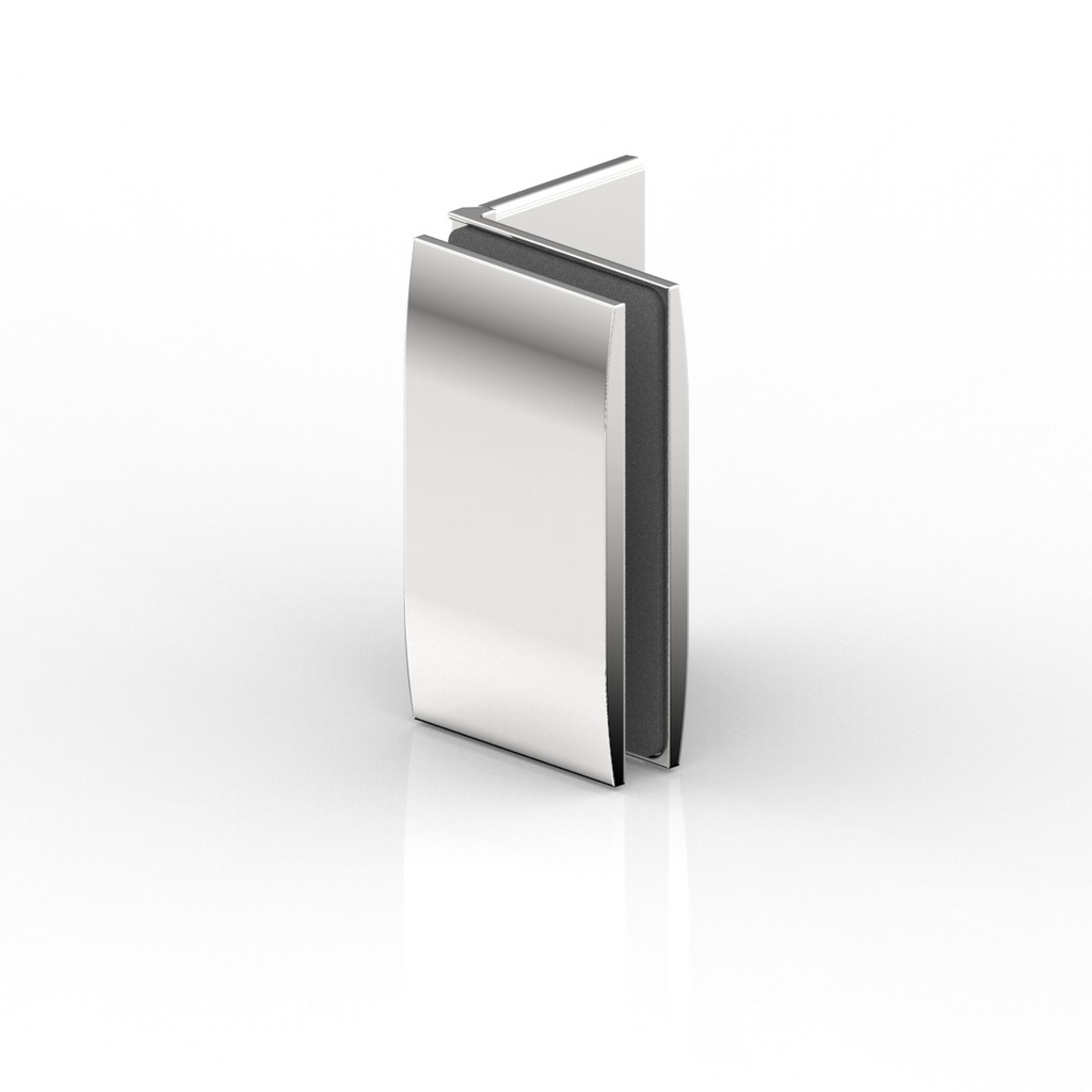 CONNECTEUR D'ANGLE VERRE-MUR 90°   