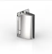 PENTURE DE PORTE,VERRE-VERRE.,2F   CHROME BRILLANT 