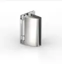 PENTURE DE PORTE,VERRE-VERRE.,2F   CHROME BRILLANT 