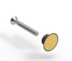 FIXATION RONDE AFFLEURANTE POUR PORTE-SERVIETTES   