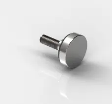 FIXATION EN SAILLIE POUR PORTE SERVIETTE ROND   CHROME MAT 