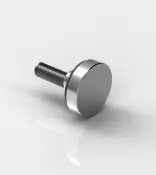 [8686ZN5-E] FIXATION EN SAILLIE POUR PORTE SERVIETTE ROND   CHROME BRILLANT 