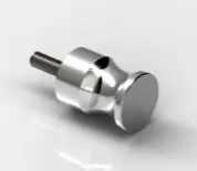 [8686ZN5-GS] POIGNEE POUR PORTE SERVIETTE PORTE SERVIETTE, ROND   CHROME BRILLANT 