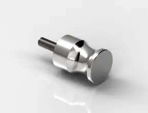 POIGNEE POUR PORTE SERVIETTE PORTE SERVIETTE, ROND   INOX BROSSÉ