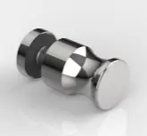 POIGNEE, Ø22MM, SIMPLE   CHROME BRILLANT 