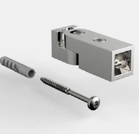 ADAPTATEUR MURAL P.BARRE STABILISATRICE   CHROME BRILLANT 