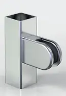 PINCE DE FIXATION,INOX BROSSÉ MAT   