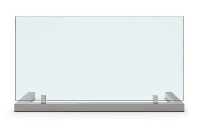 SET ECRAN DE PROTECTION.MAX L900XH550MM   CHROME MAT 