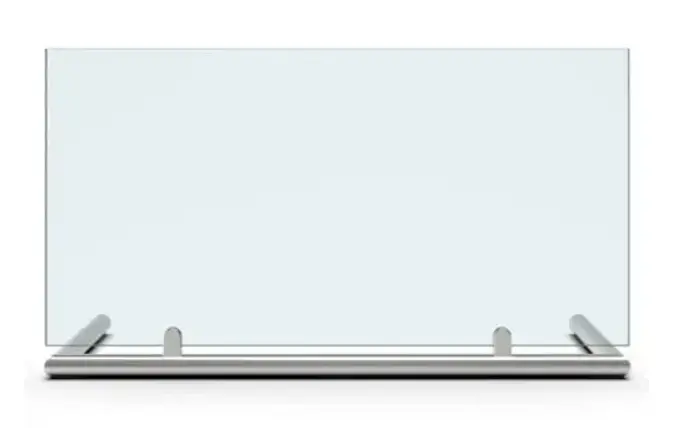 SET ECRAN DE PROTECTION.MAX L900XH550MM   CHROME MAT 