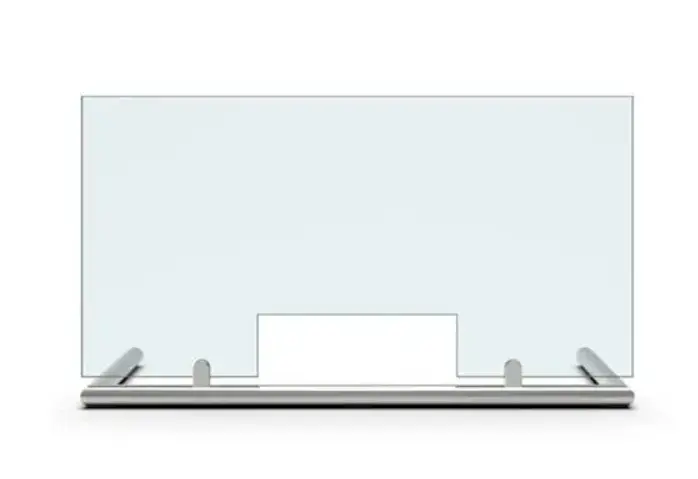 SET ECRAN DE PROTECTION.MAX L900XH550MM   CHROME MAT 