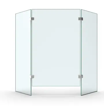 SET ECRAN DE PROTECTION.MAX L600XH650MM   CHROME BRILLANT 