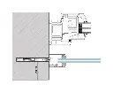 Kit garde-corps de fenêtre pose en tunnel hauteur 1100 mm alu mat verre de 13.52 a 21.52 mm