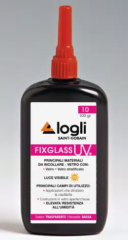 Adhésif FIXGLASS UV 10 cond. 100g