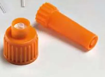 Adaptateur pour aiguilles de dosage à visser sur les flacons