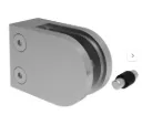 Pince à verre demi lune  8/12.76mm fixation sur plat - 316