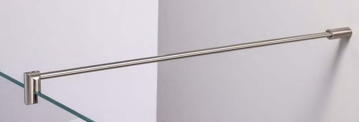 [CHDT1500G/4] Barre raidisseur mur/verre fixe, pour verres 10/12, L1520  Bronze