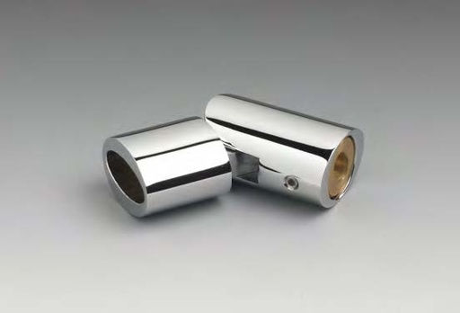 [CHDA88/24] Fixation murale articulée, B52 H16  Effet inox brossé