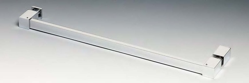 [DQP375/24] Porte-serviettes avec bouton, pour verres 8/12, L514  Effet inox brossé
