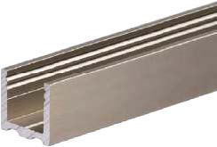 [PBD3183.220/97] Profil en « U » PBD3183, B18 H15 L2200  Aluminium mat