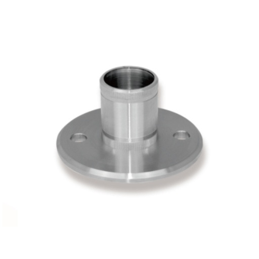 [30] Platine sol D100mm pour tube D42.4mm- 304