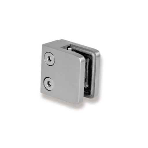 [263F] Pince à verre 8/10mm fixation sur plat - 304           