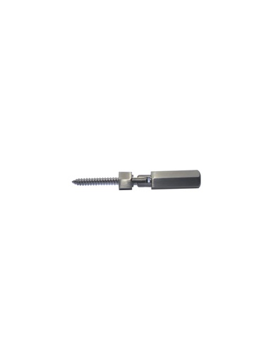 [472] Tendeur fixation sur bois pour câble 4 mm -304