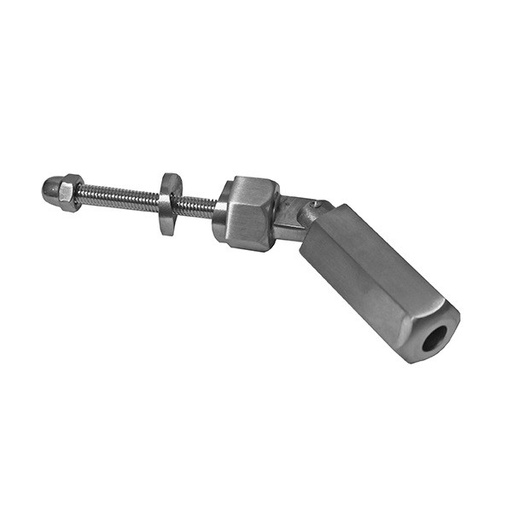 [476] Tendeur fixation tige filetée pour câble 6 mm -304